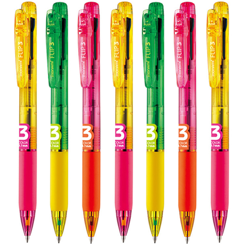 慕那美韩国进口可爱多色中性笔