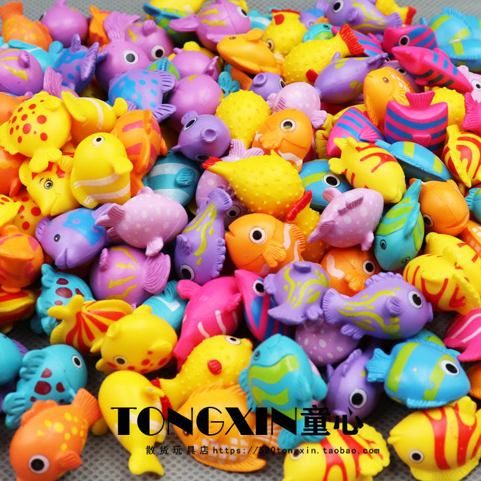 仿真可爱小鱼儿玩具迷你版超小号微缩模型微景观沙盘摆件海洋动物