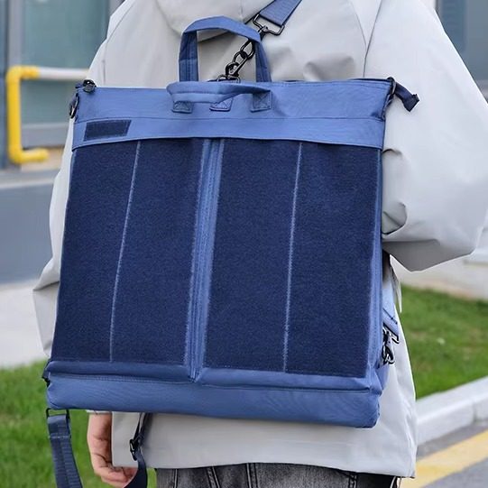 新款飞行员包新式头盔单肩斜挎包蓝色空勤航展战术手提包携行背包