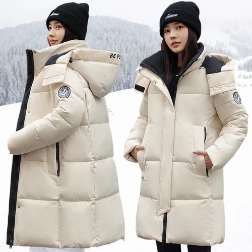 爆款中长款保暖外套时尚修身