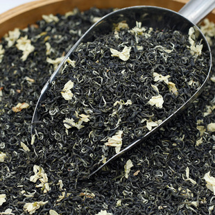 2025新茶四川雅安蒙顶山碧潭茉莉花茶浓香型甘露飘雪茶叶散装 茶叶