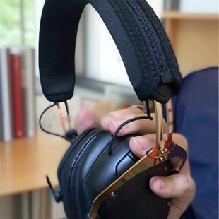 适用于v-moda VMH-D1Crossfade 3M-200 ANCM-100Crossfade LP2头戴式耳机头梁保护套横梁黑色简约新品定制款
