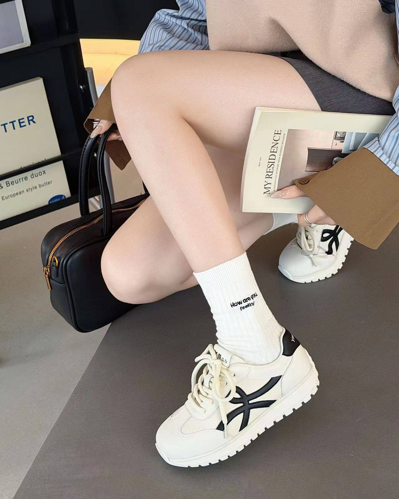 商场同款真皮女鞋时尚休闲圆头阿甘鞋女软底软面平底运动鞋女板鞋,女鞋,时尚休闲鞋,淘宝优惠券,粉丝福利购,淘宝优惠卷