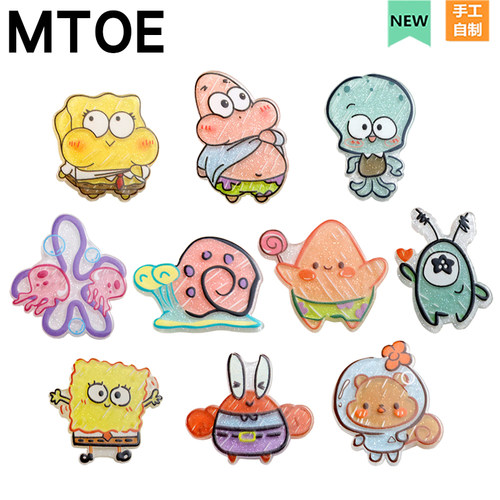 海洋动物Crocs洞洞鞋配饰diy