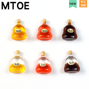 MTOE 迷你XO酒瓶crocs洞洞鞋配饰diy鞋扣彩色配件鞋花Cross装饰扣