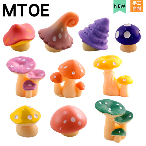 3D彩色蘑菇洞洞鞋配饰diy