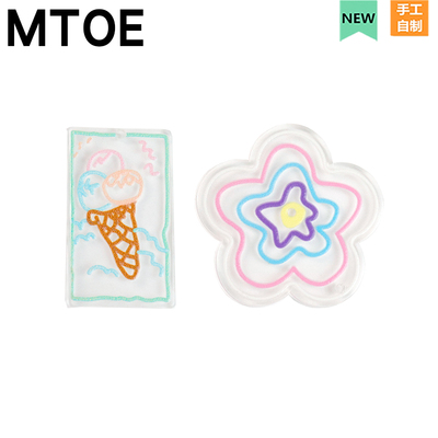 亚克力涂鸦洞洞鞋扣diy