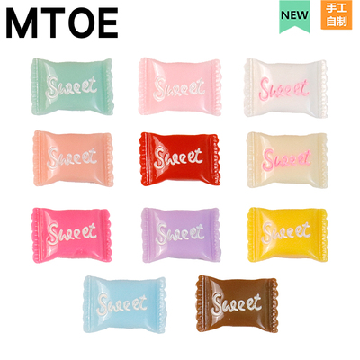 彩色方糖果Crocs洞洞鞋配饰