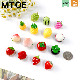 MTOE 西瓜葡萄山竹菠萝桃洞洞鞋鞋带扣扑家大孔nativ小孔鞋花备注