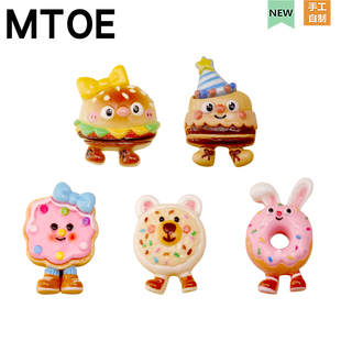 MTOE 饼干蛋糕人洞洞鞋配饰diy鞋带扣浦西大孔nativ小孔鞋备注4X