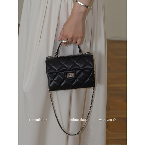 DOUBLE.R小瑞靓包小香菱格链条包