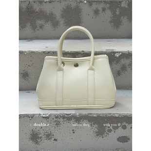 高配版 美丽人生 荔枝纹软皮手提包包女2026新款 花园包 ·小瑞靓包