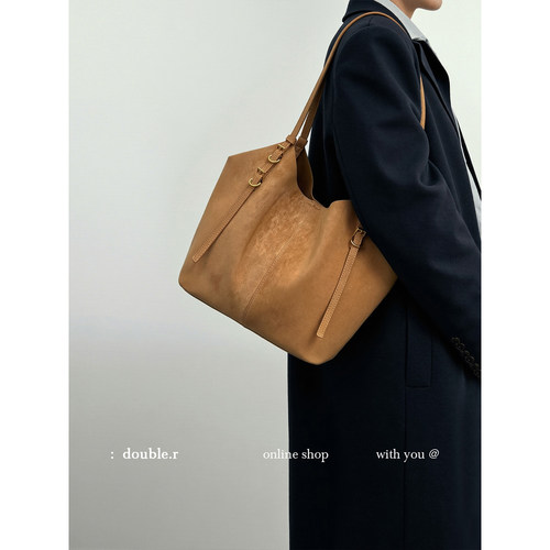 DOUBLE.R小瑞靓包通勤软皮单肩包