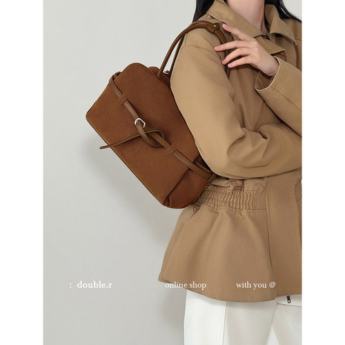 DOUBLE.R小瑞靓包复古手提斜挎包