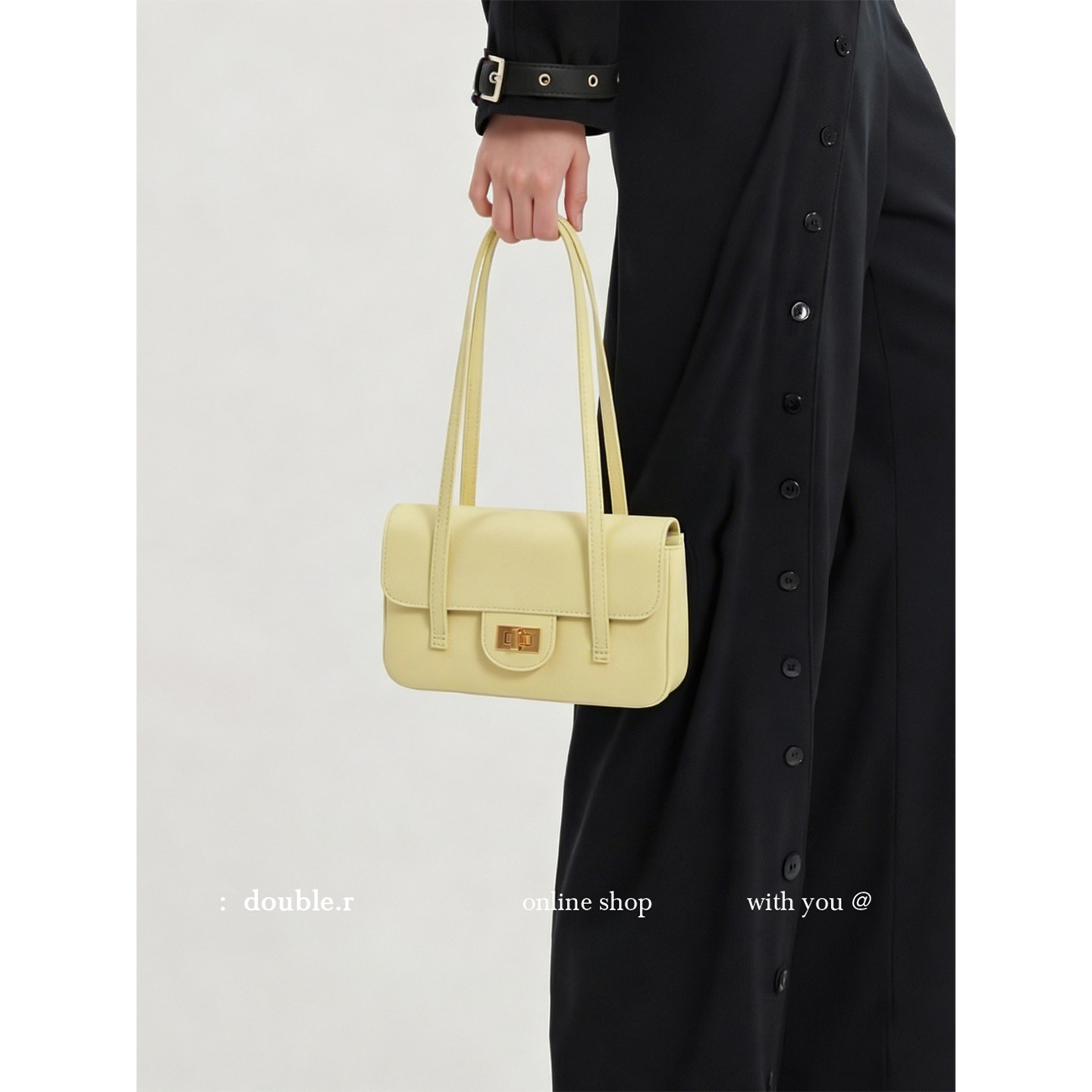 原创&middot;风渐暖 小瑞靓包 软皮腋下小方包包女2026春新款单肩托特包