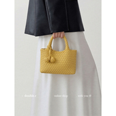 手提斜挎包 手工编织托特包包女2026新款 原创·小瑞靓包 织日漫游