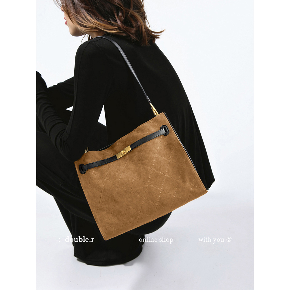 DOUBLE.R小瑞靓包简约通勤斜挎包