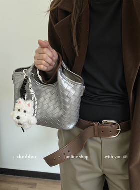 原创·小瑞靓包 晴朗岛屿 编织托特包包女2025新款手提单肩斜挎包