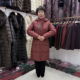 防风保暖妈妈厚实上衣 连帽绣花外套女长款 羽绒服 中老年冬装