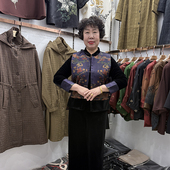 新款 金丝绒民族风马甲外套长袖 t恤打底衫 中老年妈妈春季 洋气套装