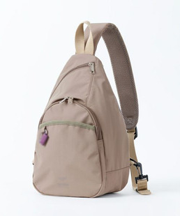 anello新款女士胸包手提纯色简约后背包户外休闲多用斜跨包便携包