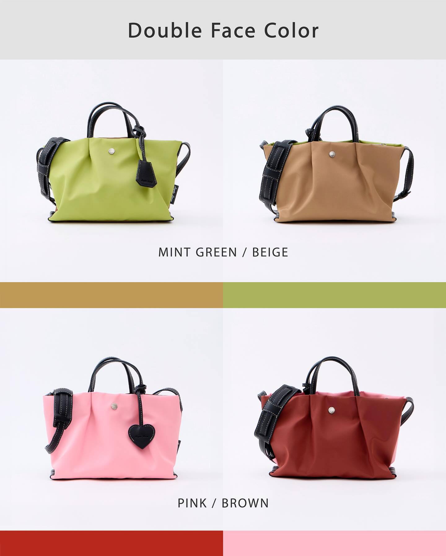 双拼色单肩斜挎手提包饺子包女包 乐天包 离家出走包