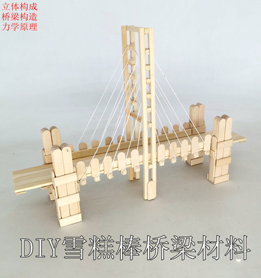 创意diy桥梁知识手工制作