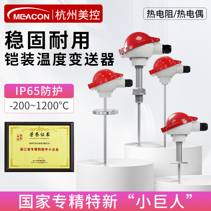 铠装热电偶pt100温度传感器