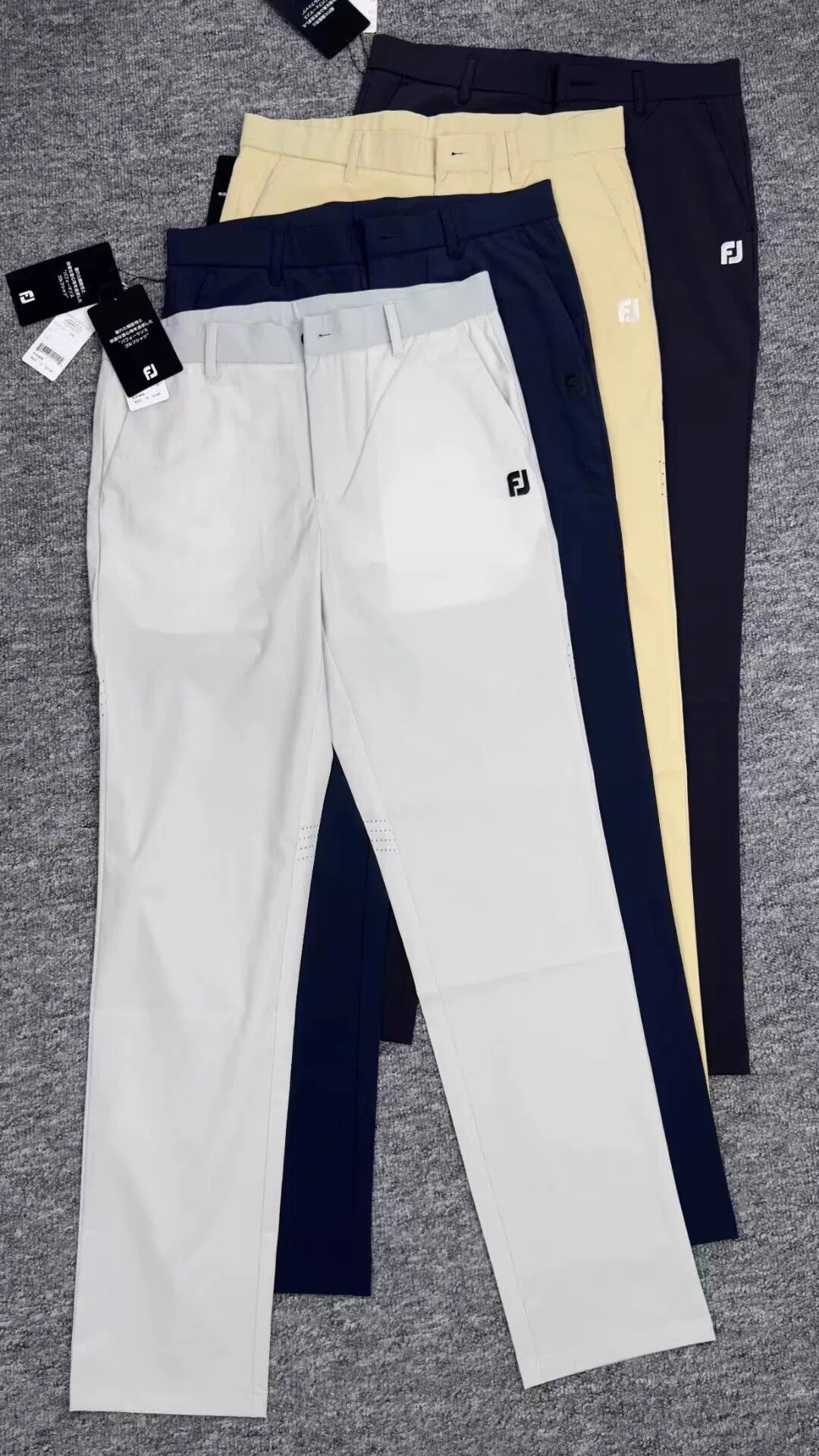 出口日韩高尔夫服装男装长裤子golf春夏薄修身弹力速干运动休闲裤