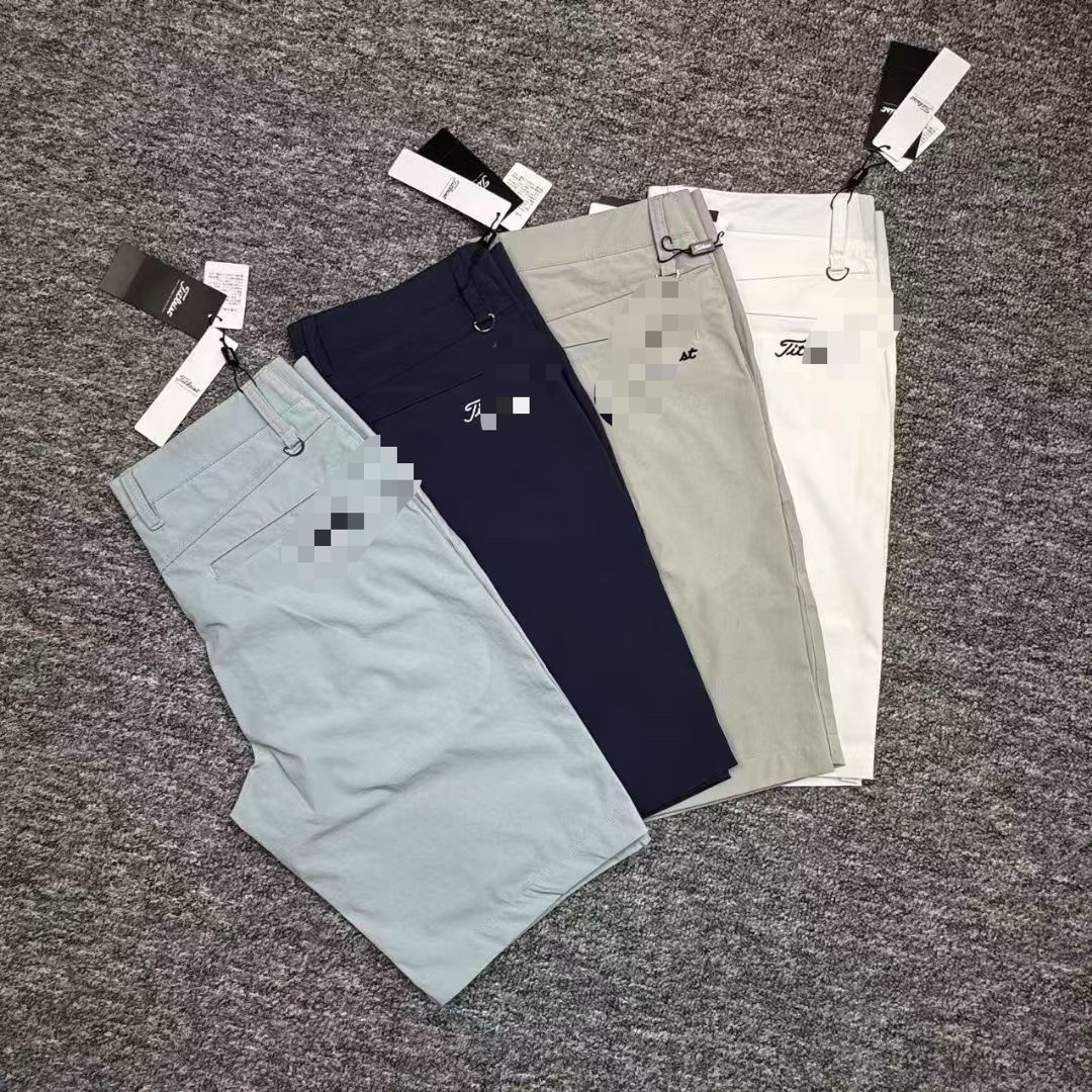 日韩高尔夫男士短裤松紧防滑腰修身弹力 golf 速干运动休闲球裤子