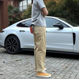 机能小三角白标宽松锥形休闲裤 长裤 美式 男士 工装 狮尚潮男2025新款