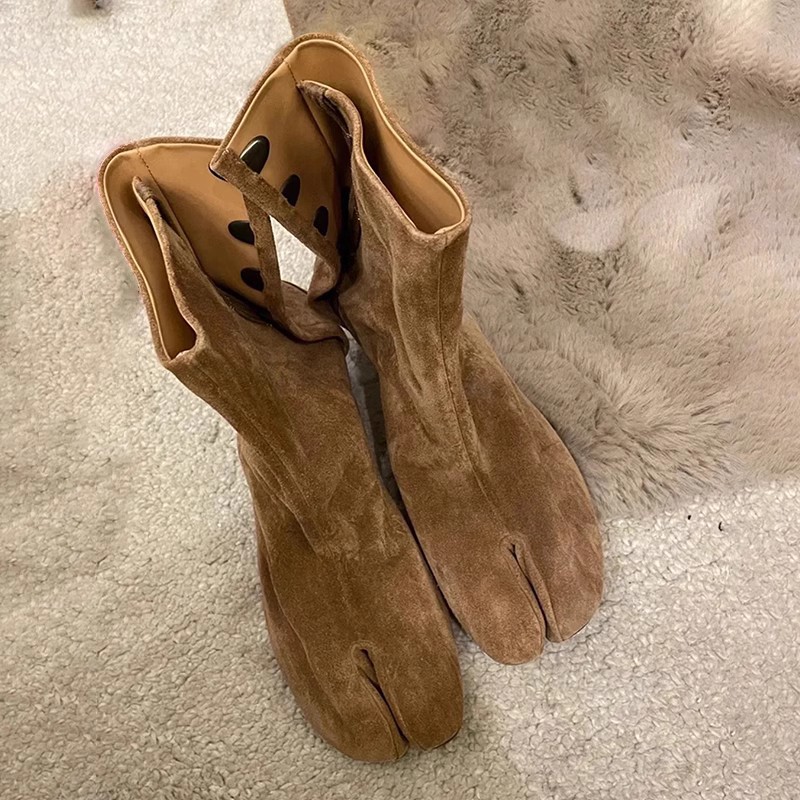 马丁靴二层猪皮橡牛版复古脚分