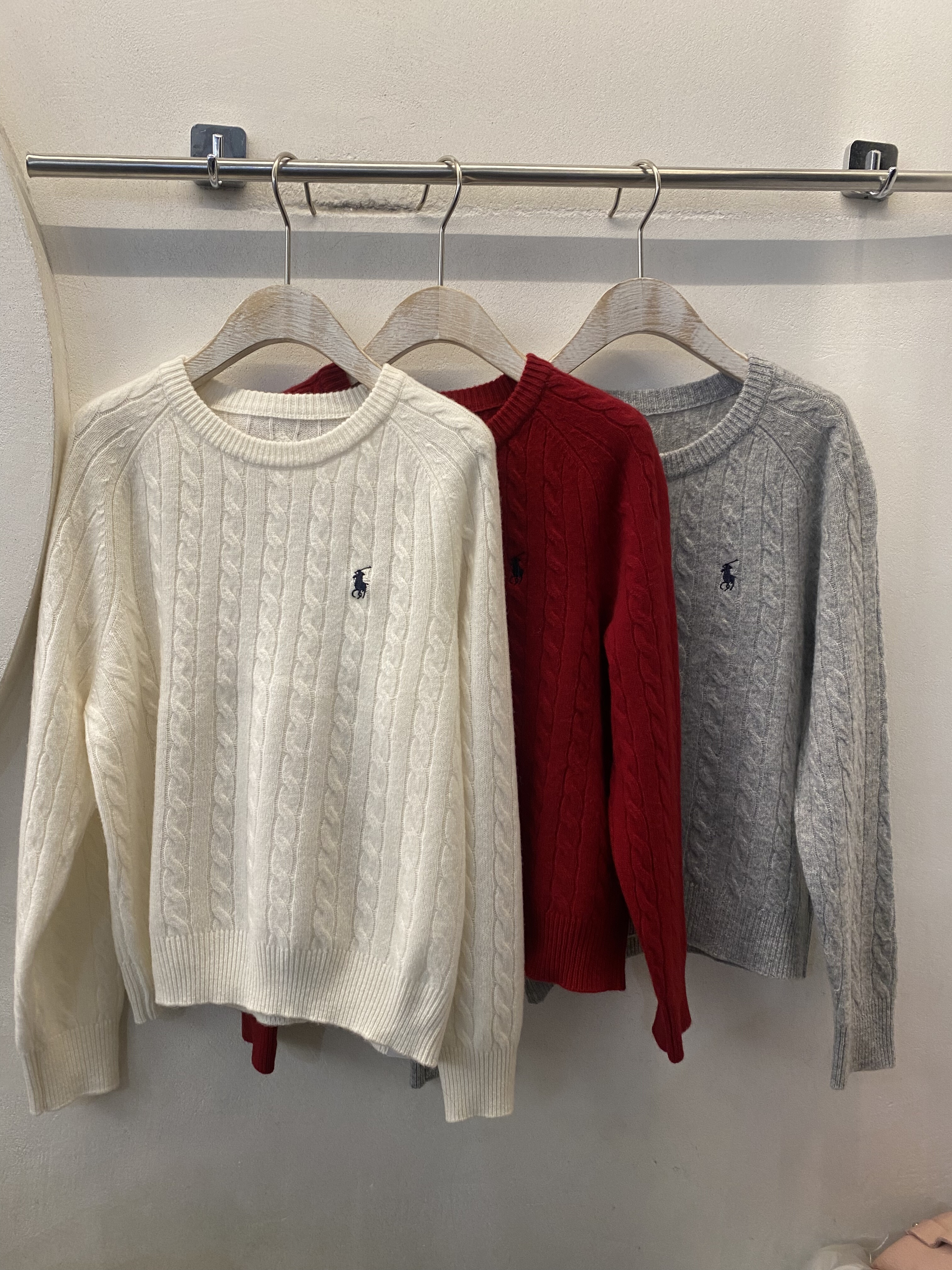 REALLY韩国进口2026秋冬新款百搭显瘦圆领长袖麻花针织衫毛衣女