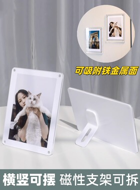 亚克力桌面展示架立牌台卡宣传展示牌广告摆台a5台牌a4展板价格牌