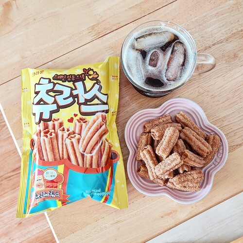 韩国crown可拉奥苹果吉事果油条