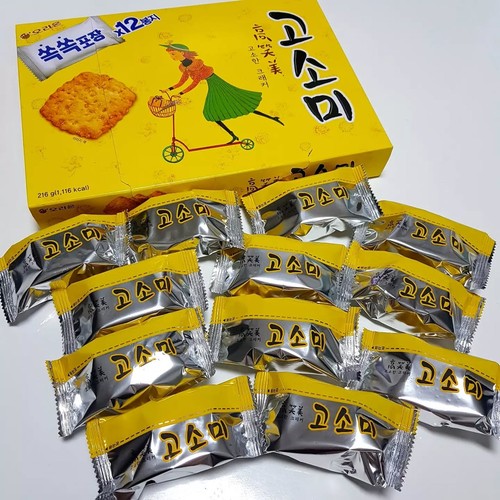 韩国好丽友高笑美芝麻薄脆饼干