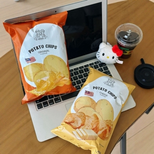 马来西亚进口莱纳LERNA原味薯片网红马铃薯片追剧零食解馋量贩装