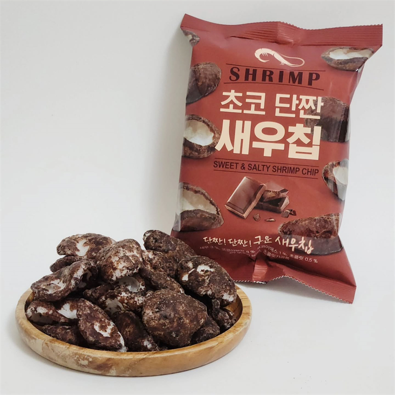 韩国友施巧克力咸甜虾片膨化脆片