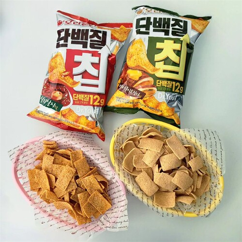 韩国好丽友香辣黄油鱿鱼蛋白脆片
