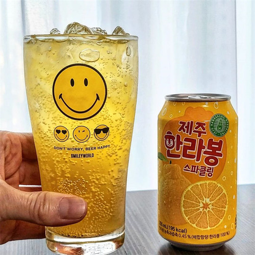 韩国进口康塔贝尔甜橘碳酸汽水