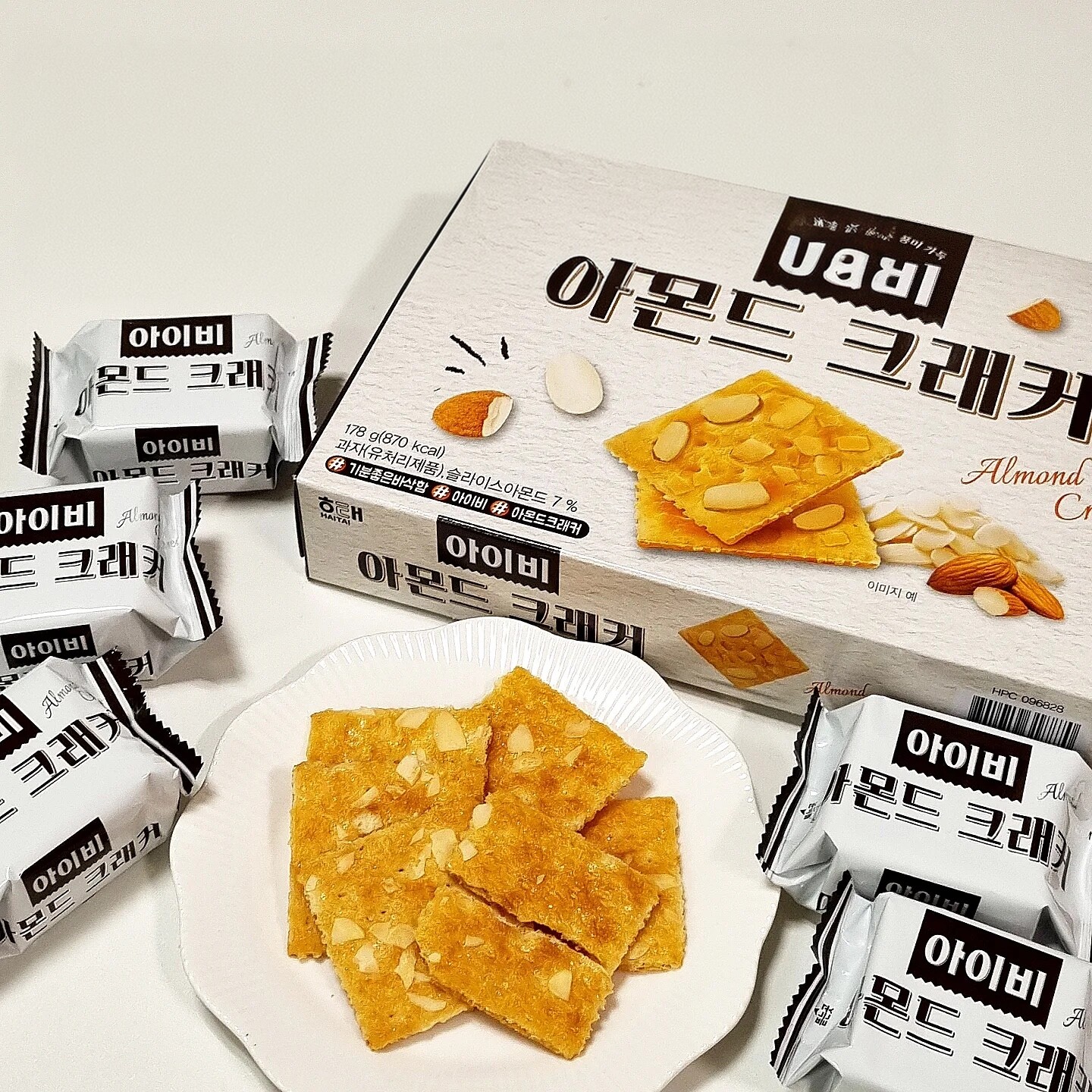 韩国进口海太IVY扁桃仁薄脆饼干儿童零食解馋追剧下午茶酥脆饼干