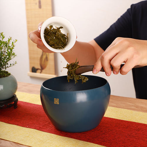 茶道具配件功夫茶洗铜制建水六寸茶洗茶缸高端笔洗水洗水盂茶渣缸