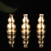 仿古葫芦香炉黄铜居室檀香香炉点香盘香托莲花沉香线香炉香插香座