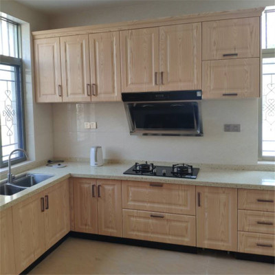 整体厨房定做欧式模压吸塑橱柜