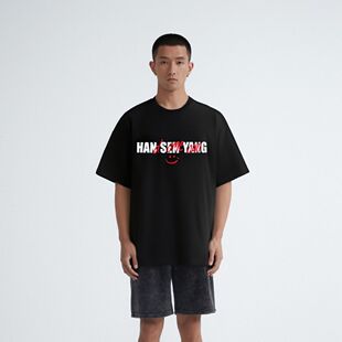 杨瀚森开拓者美式篮球运动速干宽松透气短袖T恤文化衫球衣投篮服
