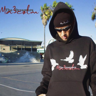 Ma3colm卡米然同款美式连帽卫衣