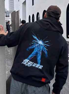 CL陈冠希主理x花臂老王联名帽衫