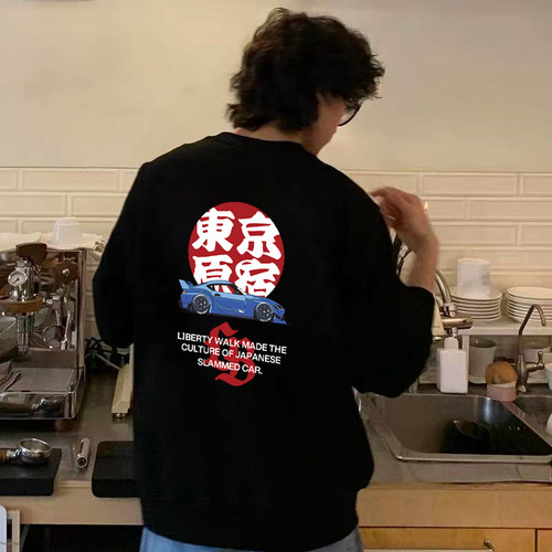 LIBERTYWALK改装车美式长袖T恤