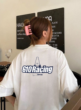 TBC x 610 CHINAGT 冠军纪念T恤男女情侣赛车印花美式潮流短袖