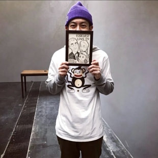 CLOT x EU 陈冠希同款艺术展限定男女情侣美式复古街头短袖T恤